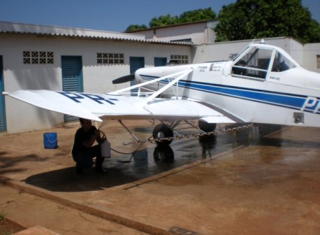 Aeronaves bem cuidadas.