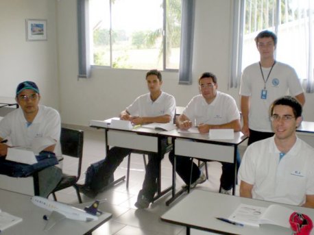 Turma PPA Teórico e o professor de Conhecimentos Técnicos, Ivo.