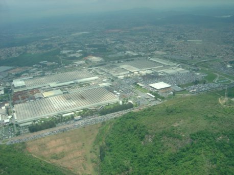 Fábrica da FIAT em Minas Gerais.