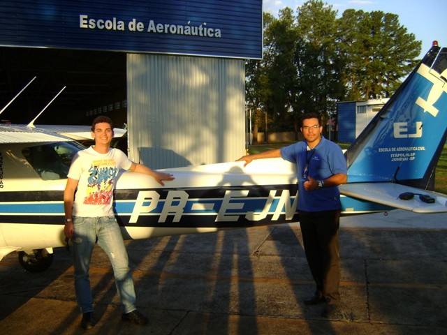 Daniel Barros e instrutor Tércio.