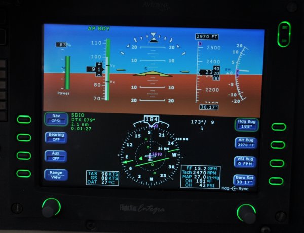 Painel do Cirrus -EX5000 Avidyne 