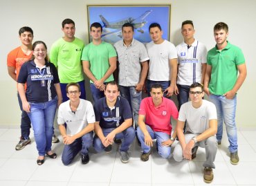 Encerramento da 1ª turma do curso de Mecânico de Manutenção Aeronáutica.