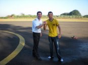 1º vôo solo de Ricardo Morais.