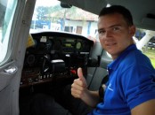 1º Voo solo do Hugo Leonardo Campos Rodrigues.
