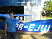 1º voo solo do aluno Murilo César Agosta.