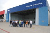 Alunos do curso teórico de Piloto Privado de Avião - Base Jundiaí