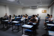 Visita de aluno do ensino médio do SESI - Jundiaí.