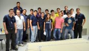 Entrega do certificado de conclusão aos alunos da 6ª Turma do curso teórico de Piloto Privado em Itápolis. 