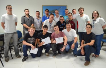 Encerramento da 3ª turma de 2015 do curso teórico para Piloto Privado em Itápolis.