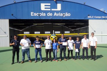 Encerramento da 1ª turma de 2016 do curso teórico para Piloto Privado em Campo Verde.