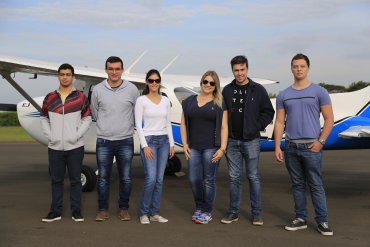 5ª turma de 2017 do curso teórico para Instrutor de Voo de avião em Itápolis.
