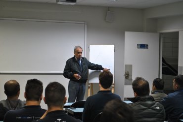 Palestra realizada pelo Coronel Ajax Mendes Corrêa na Unidade de Jundiaí.