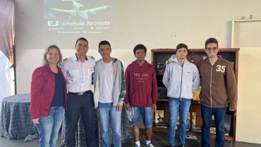 Palestra na Escola Estadual Prof São Sebastião Francisco Ferraz Arruda